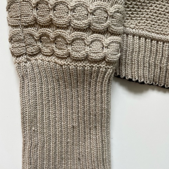 Lucky Brand Wool Military Style button and toggle Knit sweater - Picture 5 of 9